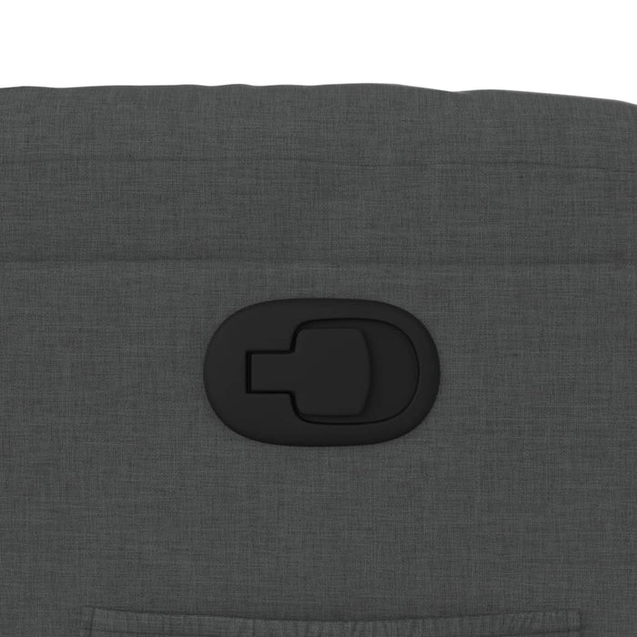 Fotoliu rabatabil, gri închis, material textil WALTI