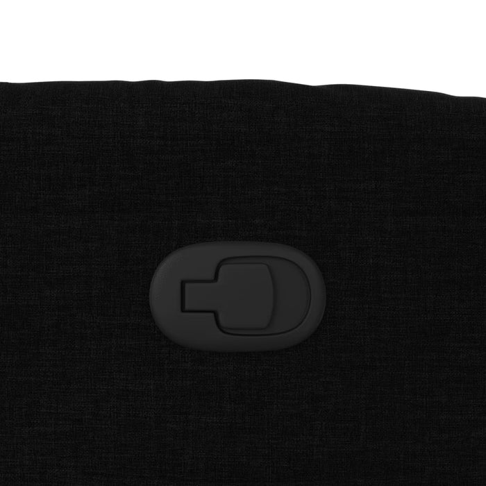 Fotoliu rabatabil, negru, material textil - WALTI WALTI