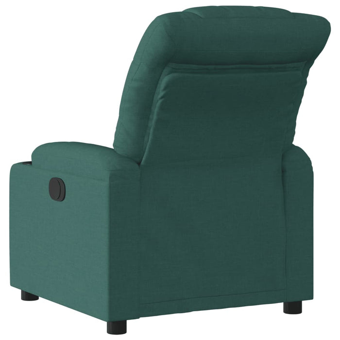Fotoliu rabatabil, verde închis, material textil - WALTI WALTI