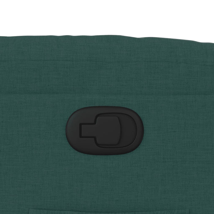 Fotoliu rabatabil, verde închis, material textil - WALTI WALTI