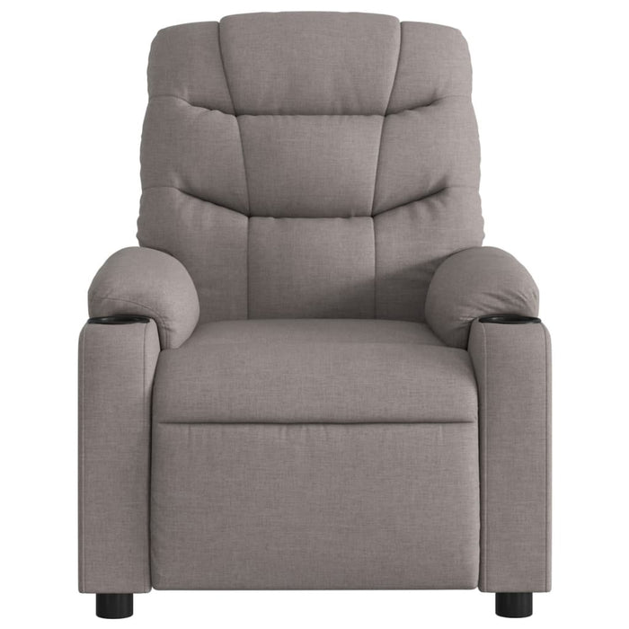 Fotoliu rabatabil, gri taupe, material textil WALTI