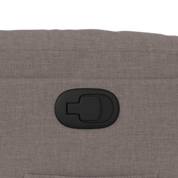 Fotoliu rabatabil, gri taupe, material textil WALTI