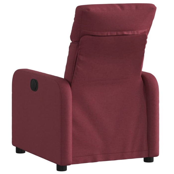 Fotoliu rabatabil, roșu vin, material textil - WALTI WALTI