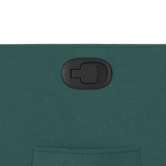 Fotoliu rabatabil, verde închis, material textil WALTI