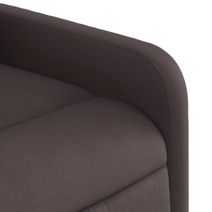 Fotoliu de masaj rabatabil, maro închis, material textil - WALTI WALTI