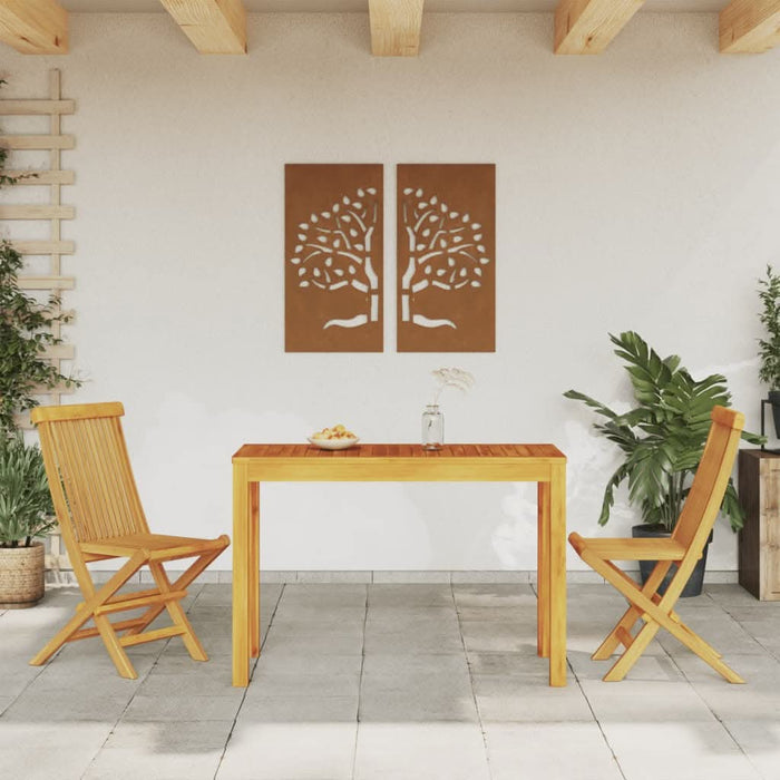Masă de grădină, 110x55x75 cm, lemn masiv de acacia - WALTI WALTI