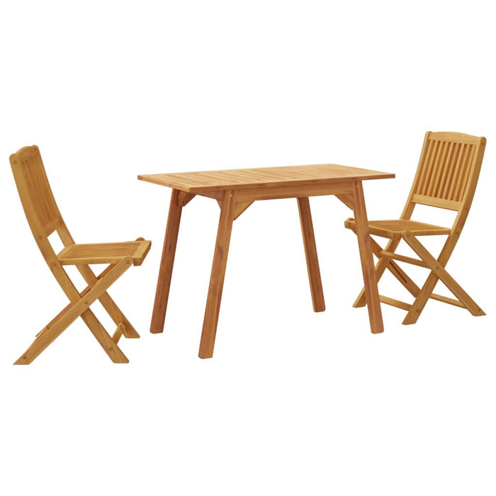 Set mobilier de grădină, 3 piese, lemn masiv de acacia - WALTI WALTI