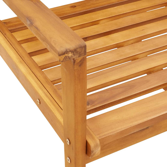 Canapele de grădină, 2 buc., 66,5x65x81 cm, lemn masiv acacia - WALTI WALTI