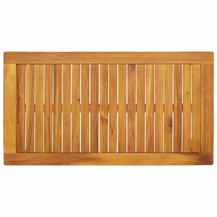 Masă de grădină, 100x55x45 cm, lemn masiv de acacia - WALTI WALTI