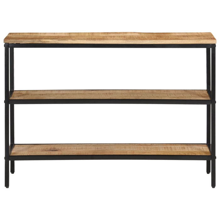 Masă consolă, 100x35x70 cm, lemn masiv de mango brut WALTI