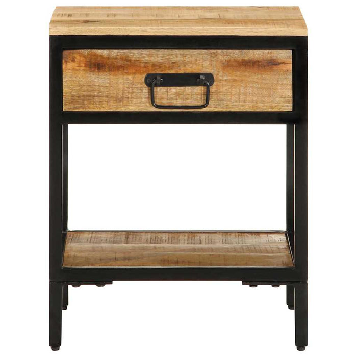 Noptieră Maro 40 x 35 x 50 cm Lemn de mango masiv și metal - WALTI WALTI