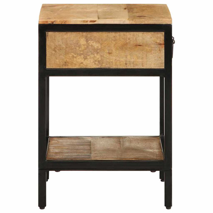 Noptieră Maro 40 x 35 x 50 cm Lemn de mango masiv și metal - WALTI WALTI