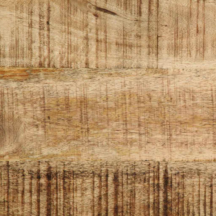 Masă laterală cu raft Maro 55 x 55 x 45 cm Lemn de mango solid WALTI