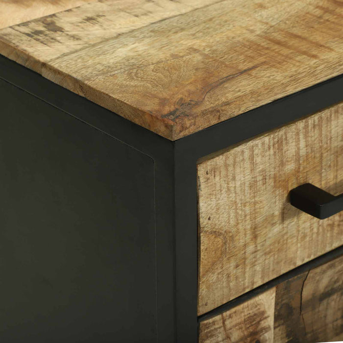Bufet cu sertar 70 x 35 x 70 cm Lemn masiv de mango WALTI