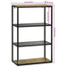 Bibliotecă Maro 70 x 35 x 110 cm Lemn masiv de mango - WALTI WALTI