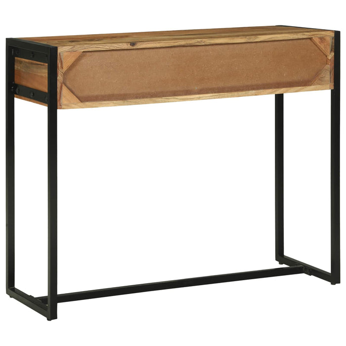 Masă de consolă Maro 90 x 35 x 75 cm Lemn Solid de Acacia WALTI