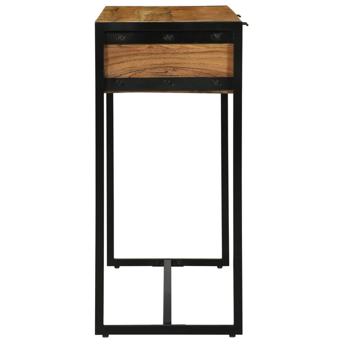 Masă de consolă Maro 90 x 35 x 75 cm Lemn Solid de Acacia WALTI