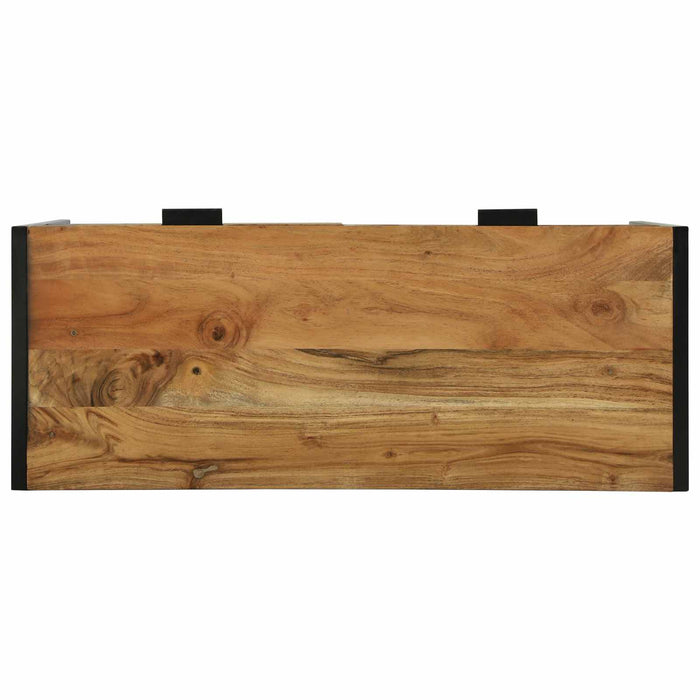 Masă de consolă Maro 90 x 35 x 75 cm Lemn Solid de Acacia WALTI