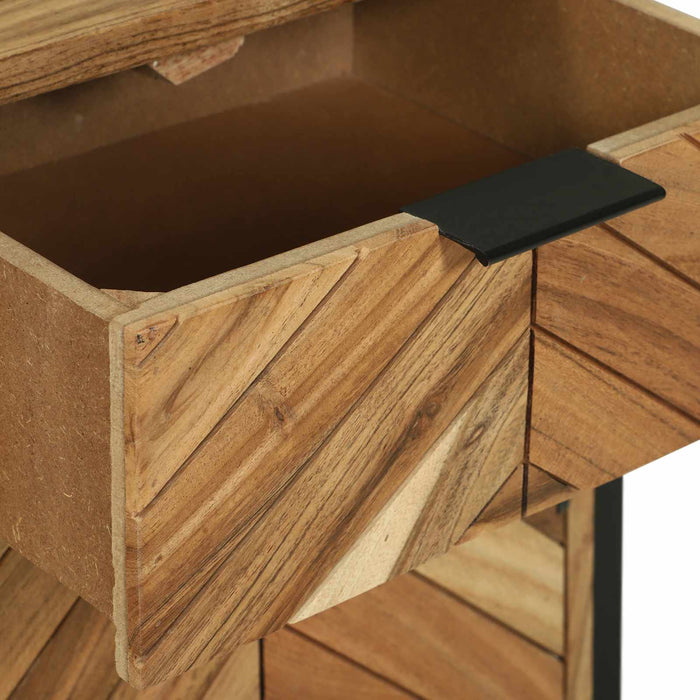 Bufet 100 x 30 x 75 cm Lemn masiv de acacia WALTI
