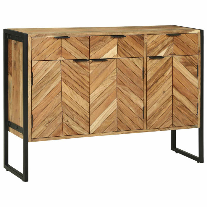 Bufet 100 x 30 x 75 cm Lemn masiv de acacia WALTI