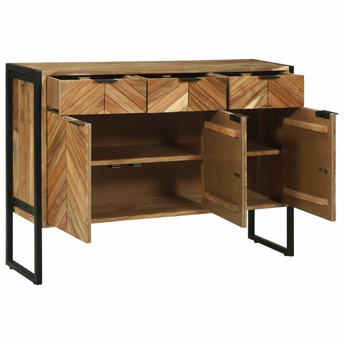 Bufet 100 x 30 x 75 cm Lemn masiv de acacia WALTI