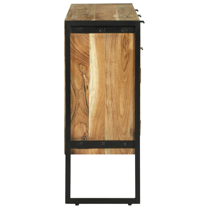Bufet 100 x 30 x 75 cm Lemn masiv de acacia WALTI