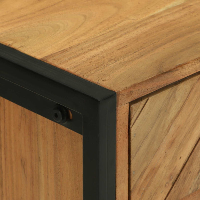 Bufet 50 x 35 x 75 cm Lemn masiv de acacia WALTI