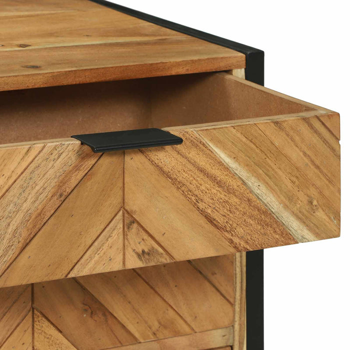 Bufet 50 x 35 x 75 cm Lemn masiv de acacia WALTI