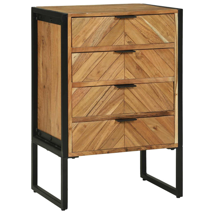 Bufet 50 x 35 x 75 cm Lemn masiv de acacia WALTI