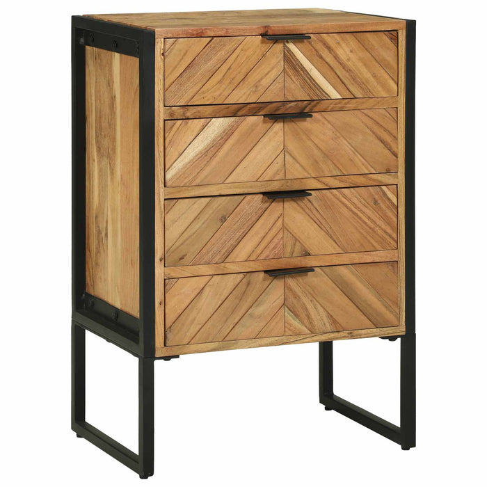 Bufet 50 x 35 x 75 cm Lemn masiv de acacia WALTI