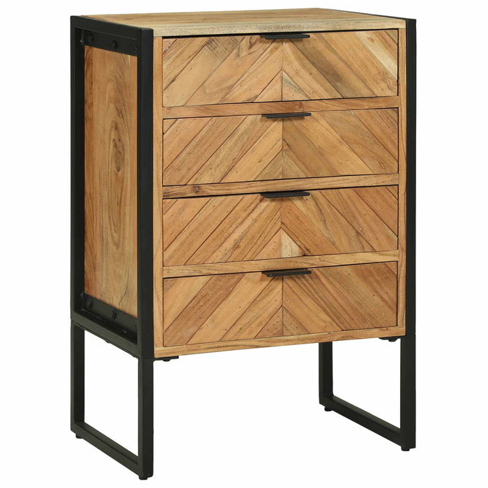 Bufet 50 x 35 x 75 cm Lemn masiv de acacia WALTI
