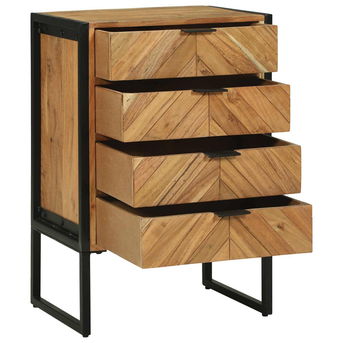 Bufet 50 x 35 x 75 cm Lemn masiv de acacia WALTI