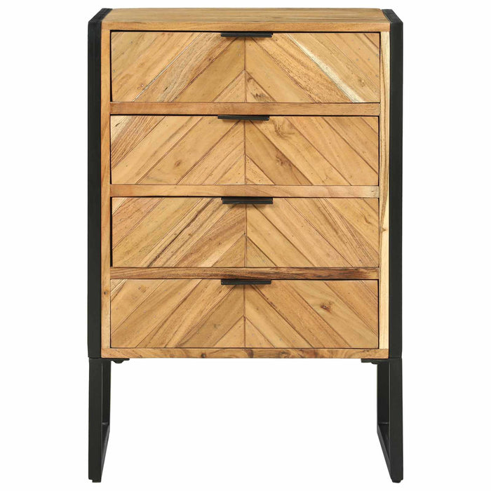 Bufet 50 x 35 x 75 cm Lemn masiv de acacia WALTI