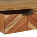 Cabinet TV cu sertar Maro 100 x 35 x 50 cm Lemn masiv de acacia - WALTI WALTI