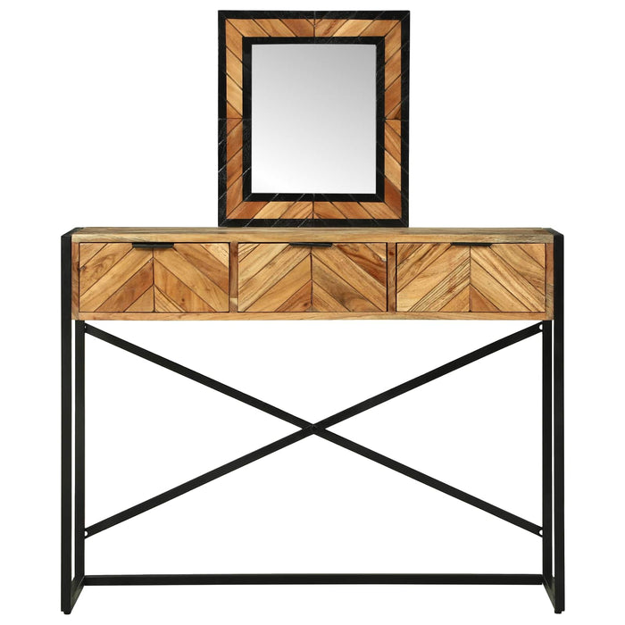 Masă de Machiaj Maro 100 x 40 x 120 cm Lemn Solid de Acacia - WALTI WALTI