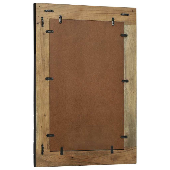Ogledna de perete Dreptunghiular Negru și Maro 70 x 2 x 70 cm WALTI