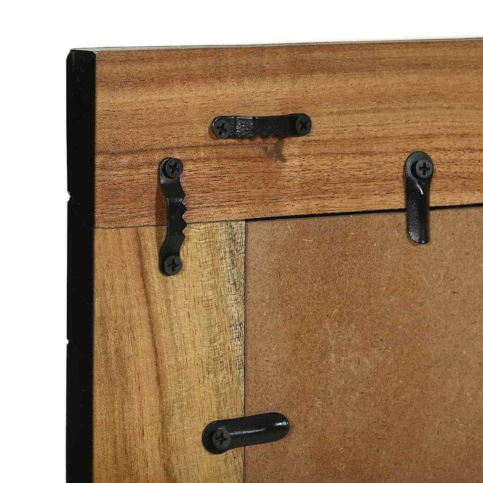 Ogledna de perete Dreptunghiular Negru și Maro 50 x 2 x 90 cm WALTI