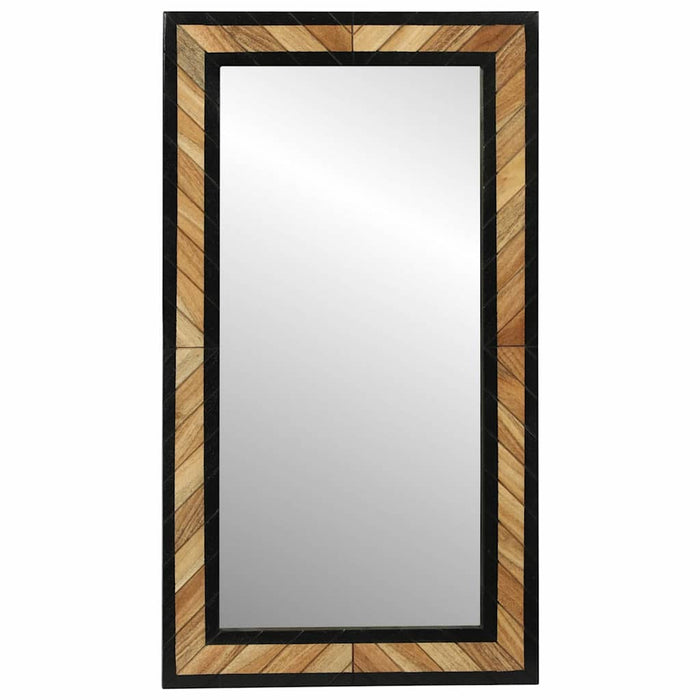 Ogledna de perete Dreptunghiular Negru și Maro 50 x 2 x 90 cm WALTI