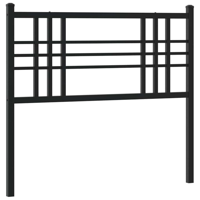 Tăblie de pat de schimb metalică, negru, 100 cm WALTI