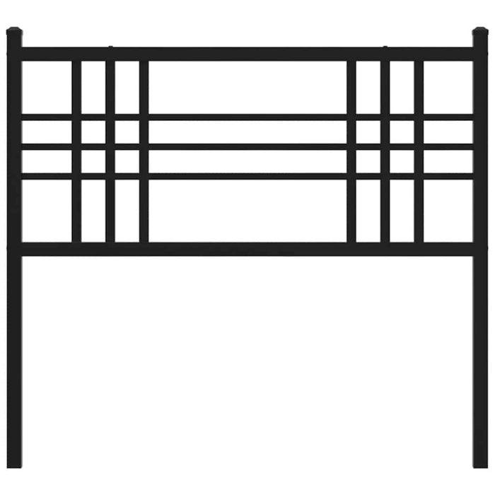 Tăblie de pat de schimb metalică, negru, 100 cm WALTI