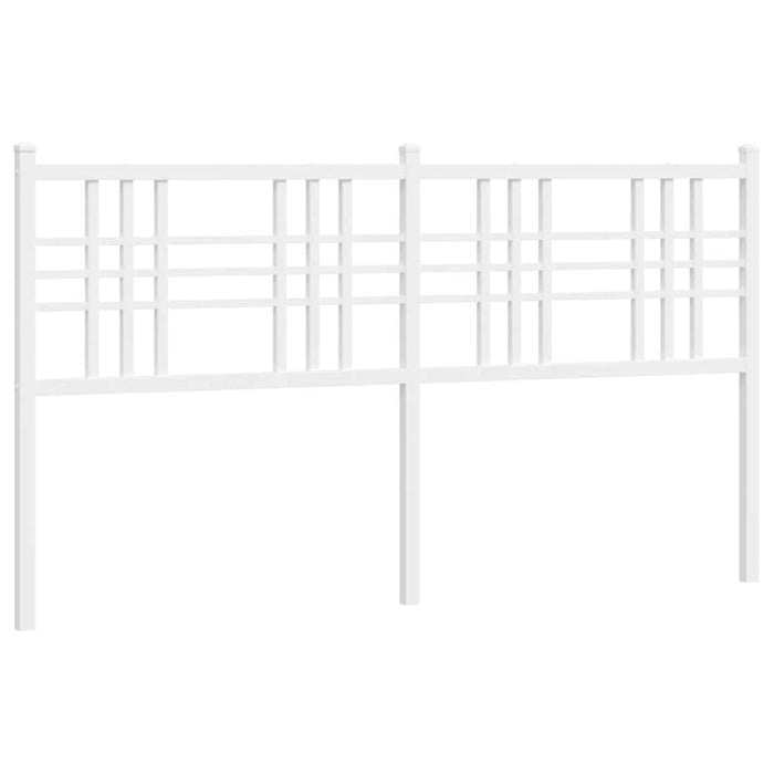 Tăblie de pat de schimb metalică, alb, 160 cm WALTI