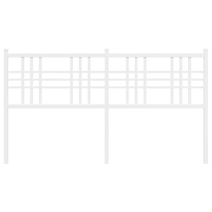 Tăblie de pat de schimb metalică, alb, 160 cm WALTI
