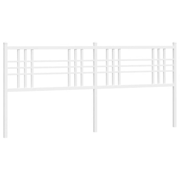 Tăblie de pat de schimb metalică, alb, 200 cm WALTI