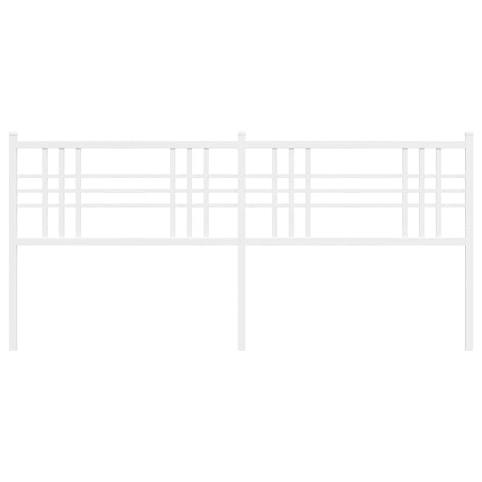 Tăblie de pat de schimb metalică, alb, 200 cm WALTI