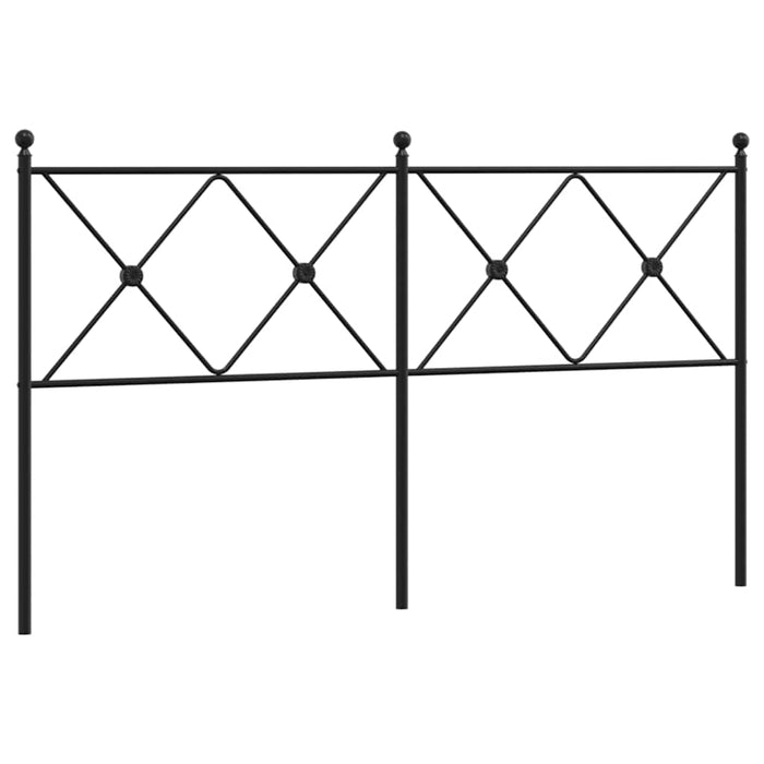 Tăblie de pat de schimb metalică, negru, 160 cm - WALTI WALTI