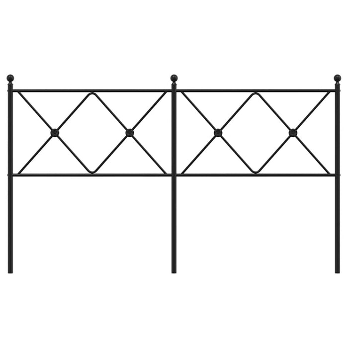 Tăblie de pat de schimb metalică, negru, 160 cm - WALTI WALTI
