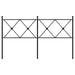 Tăblie de pat de schimb metalică, negru, 160 cm - WALTI WALTI