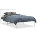 Cadru de pat din metal cu tăblie, alb, 107x203 cm - WALTI WALTI