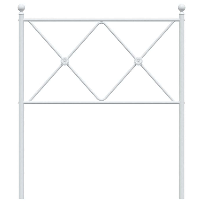 Tăblie de pat de schimb metalică, alb, 75 cm WALTI