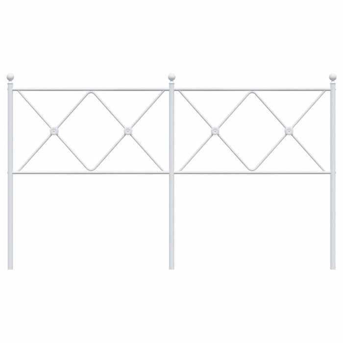 Tăblie de pat de schimb metalică, alb, 150 cm WALTI